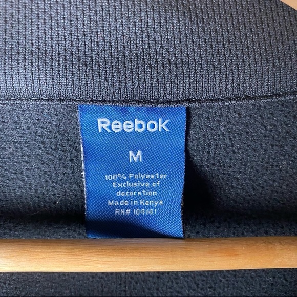 Reebok: Sporty Full Zip Up Athletic Gym Training Workout Track Jacket Medium - Picture 5 of 7